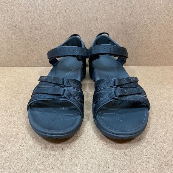 Teva Tirra Womens Black Sandals Size 11 Adjustable Straps Rubber Sole Outdoor - Picture 2 of 8
